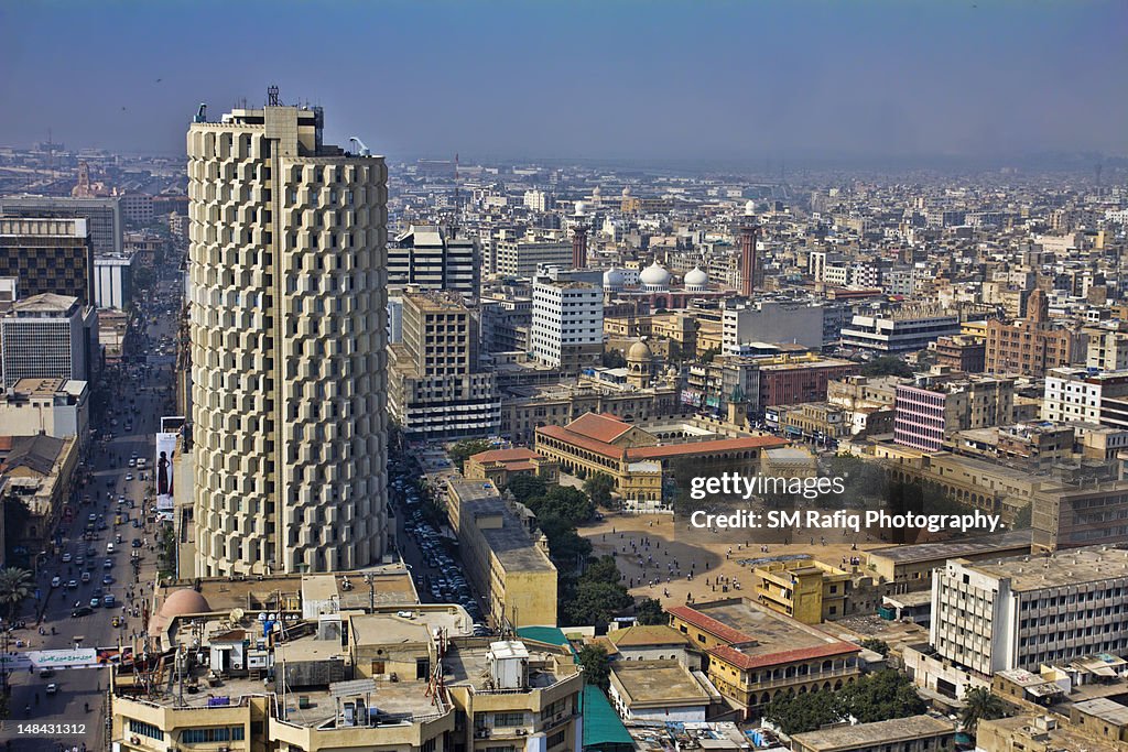 Cityscape of Karachi