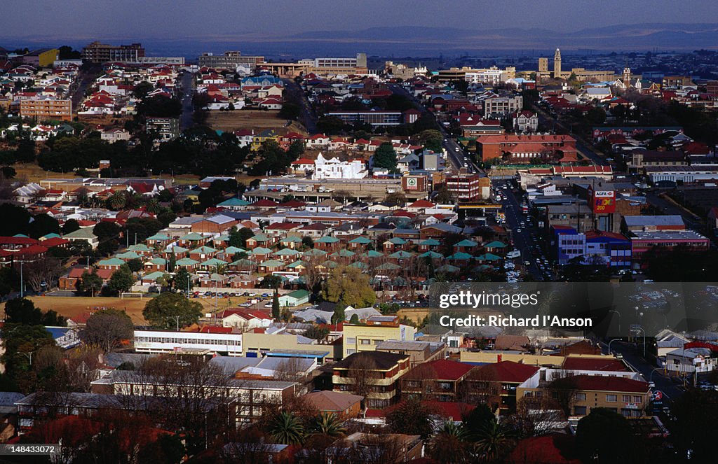 An aerial view of the suburb of Kensington from Yeoville