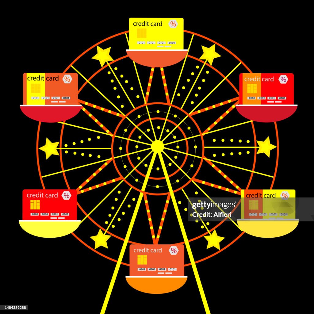 Credit Card Ride High-Res Vector Graphic - Getty Images