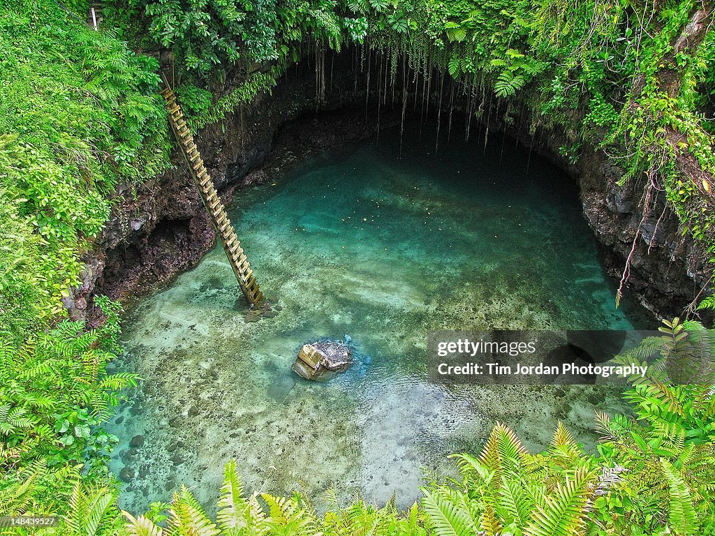 Tosua Ocean Trench in Samoa