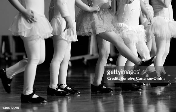 rockettes in training - tap dancing stock pictures, royalty-free photos & images