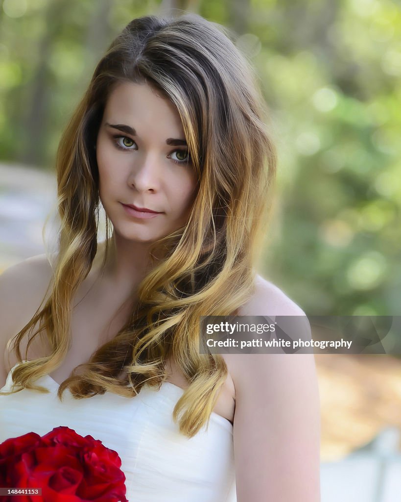 Portrait of bride