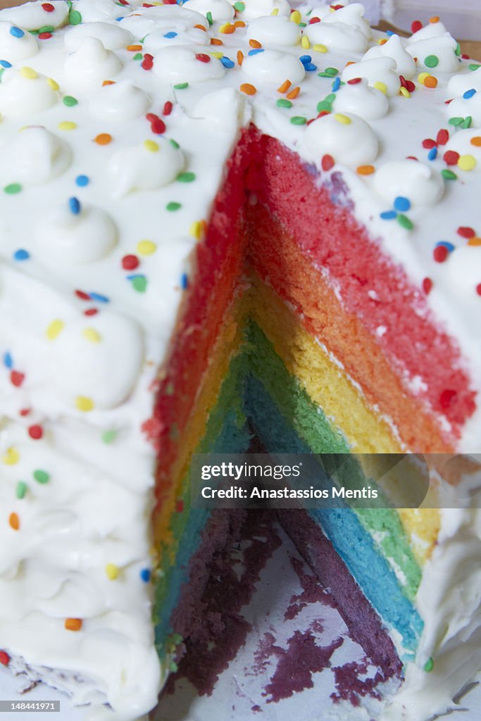 Rainbow cake