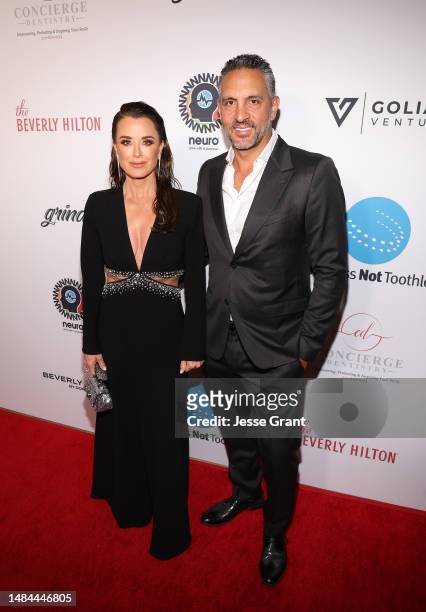 Kyle Richards and Mauricio Umansky attend the Homeless Not Toothless Hollywood Gala at The Beverly Hilton on April 22, 2023 in Beverly Hills,...