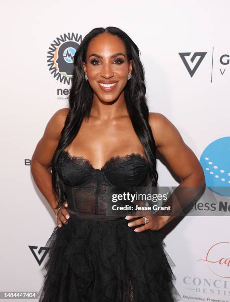 Annemarie Wiley attends the Homeless Not Toothless Hollywood Gala at The Beverly Hilton on April 22, 2023 in Beverly Hills, California.