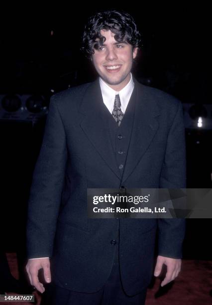 Actor Sage Stallone attends the "Daylight" Hollywood Premiere on December 5, 1996 at the Mann's Chinese Theatre in Hollywood, California.