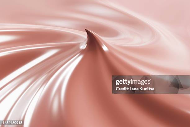 texture of chocolate cream. 3d illustration. - melting ice cream stock-fotos und bilder