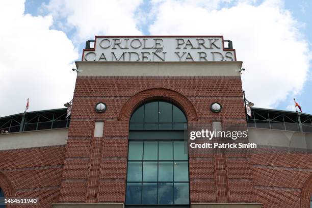 General view of Home Plate Plaza before the Detroit Tigers play against the Baltimore Orioles at Oriole Park at Camden Yards on April 23, 2023 in...