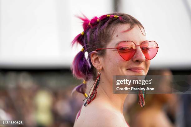 Street Style At The 2023 Coachella Valley Music And Arts Festival - Weekend 2 on April 22, 2023 in Indio, California.