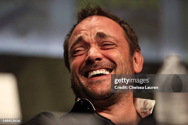 Actor Mark A. Sheppard attends the "Supernatural" panel at Comic-Con International at San Diego Convention Center on July 15, 2012 in San Diego,...