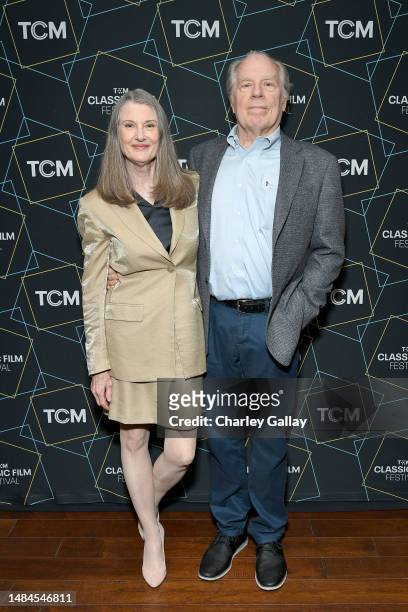 Annette O'Toole and Michael McKean attend the screening of “A Mighty Wind” during the 2023 TCM Classic Film Festival on April 15, 2023 in Los...