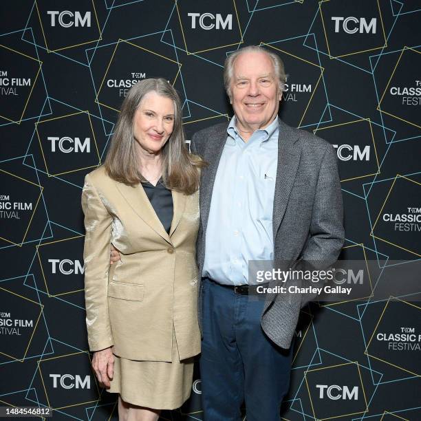 Annette O'Toole and Michael McKean attend the screening of “A Mighty Wind” during the 2023 TCM Classic Film Festival on April 15, 2023 in Los...