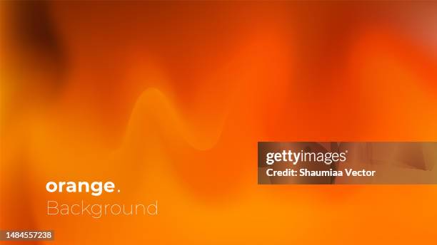 orange, yellow and red color gradient summer defocused blurred motion abstract background vector - heat temperature stock illustrations