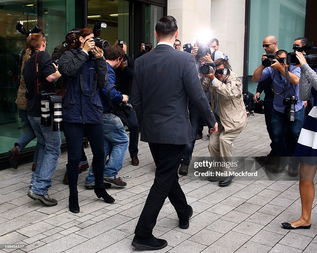 Reg Traviss Arrives At Court For Alleged Sexual Offences