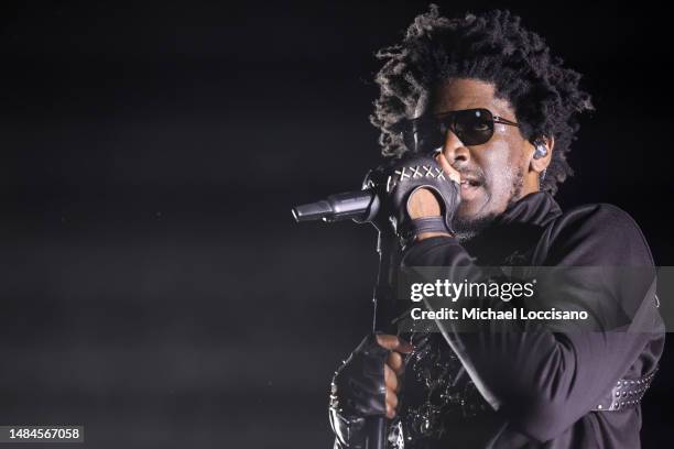 Labrinth performs at the Mojave Tent during the 2023 Coachella Valley Music and Arts Festival on April 22, 2023 in Indio, California.