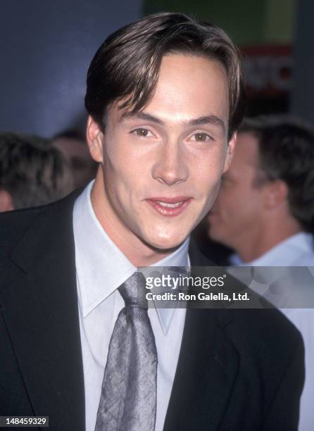 Actor Chris Klein attends the "American Pie" Universal City Premiere on July 7, 1999 at the Cineplex Odeon Universal City Cinemas in Universal City,...