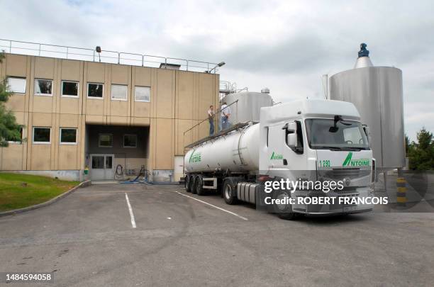 Front view of the Boursin cheese company in Pacy-sur-Eure, Western France, 05 September 2007. The sale of Boursin was announced 04 September by a...