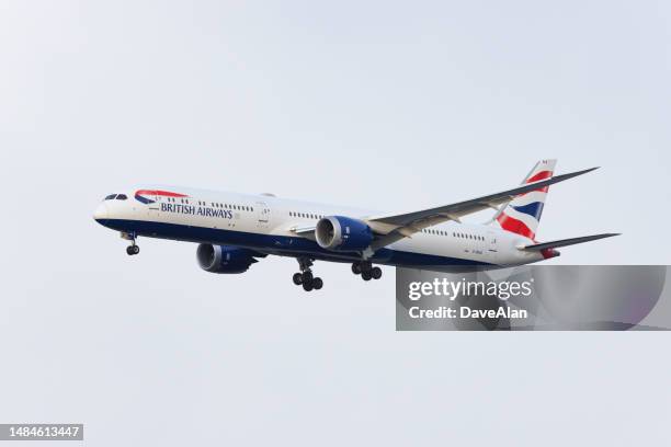 british airways 787. - boeing 787 stock pictures, royalty-free photos & images