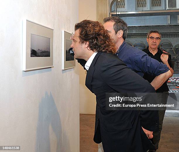 Ricardo Bofill jr attends the picture exhibition by Serena Vergano , architectRicardo Bofill's wife on July 12, 2012 in Barcelona, Spain.