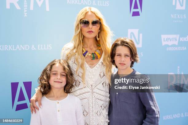 Kaius Jagger Berman, Rachel Zoe, and Skyler Morrison Berman attend P.S. ARTS “Express Yourself” at the Fox Studio Lot on April 23, 2023 in Los...