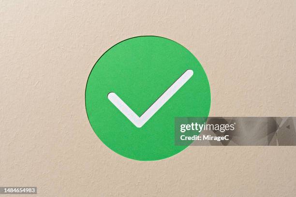 Operational Check Green Sticker 1.201 Green Check Mark Image Stock Photos, High-Res Pictures, and ...