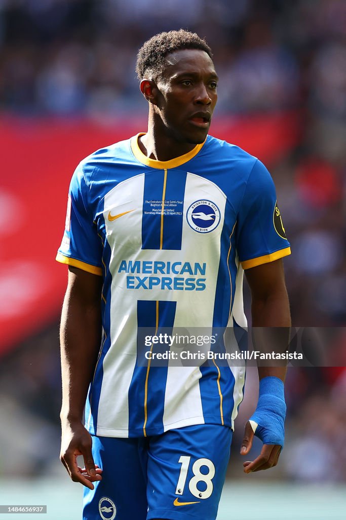 Danny Welbeck of Brighton & Hove Albion in action during the Emirates