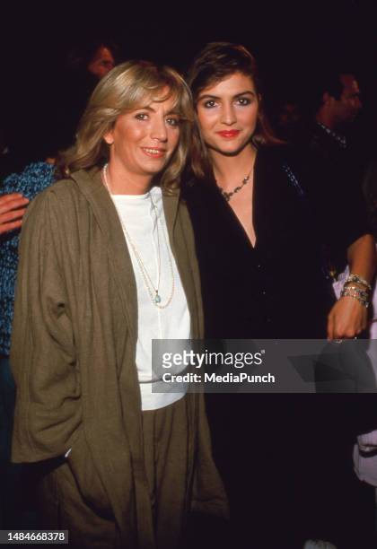 Penny Marshall and daughter Tracy Reiner October 1986 Credit:
