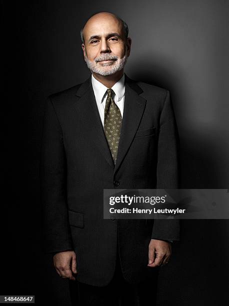 Economist and chairman of the Federal Reserve Bank, Ben Bernanke, is photographed for The Atlantic on January 30, 2012 in Washington, DC. PUBLISHED...