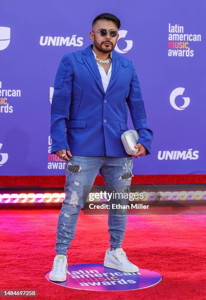 Obie Lebeau attends the 2023 Latin American Music Awards at MGM Grand Garden Arena on April 20, 2023 in Las Vegas, Nevada.