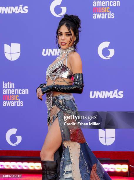Danna Paola attends the 2023 Latin American Music Awards at MGM Grand Garden Arena on April 20, 2023 in Las Vegas, Nevada.