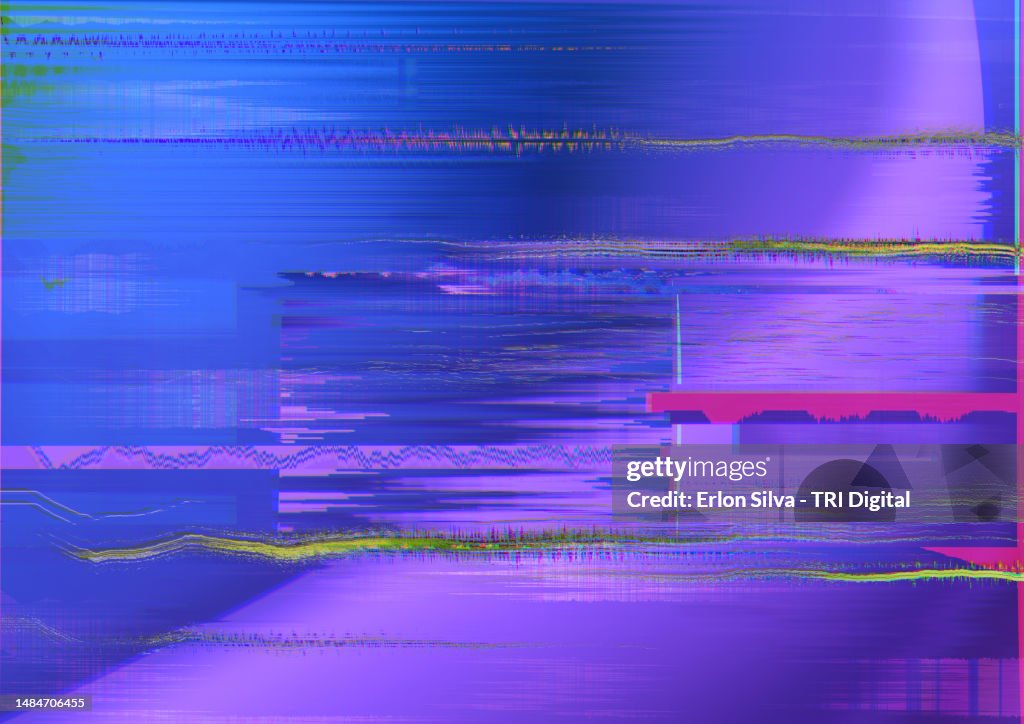 Data glitch background