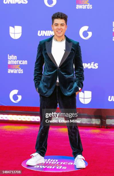 Mario Bautista attends the 2023 Latin American Music Awards at MGM Grand Garden Arena on April 20, 2023 in Las Vegas, Nevada.