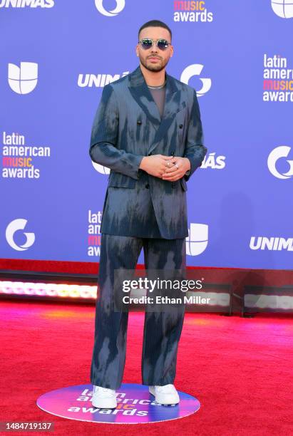 Prince Royce attends the 2023 Latin American Music Awards at MGM Grand Garden Arena on April 20, 2023 in Las Vegas, Nevada.