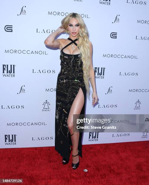 Christine Quinn arrives at the Daily Front Row's 7th Annual Fashion Los Angeles Awards on April 23, 2023 in Beverly Hills, California.