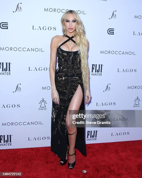 Christine Quinn arrives at the Daily Front Row's 7th Annual Fashion Los Angeles Awards on April 23, 2023 in Beverly Hills, California.