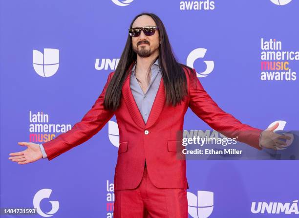 Steve Aoki attends the 2023 Latin American Music Awards at MGM Grand Garden Arena on April 20, 2023 in Las Vegas, Nevada.