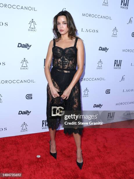 Georgie Flores arrives at the Daily Front Row's 7th Annual Fashion Los Angeles Awards on April 23, 2023 in Beverly Hills, California.