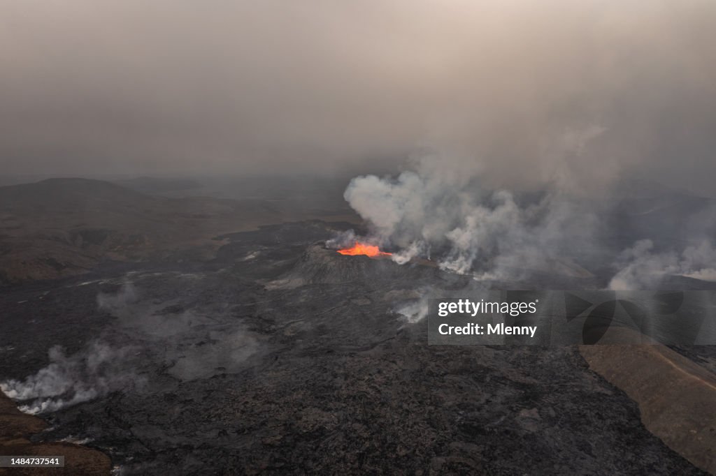 Icelandic Fagradalsfjall Volcano Iceland Volcanic Eruption