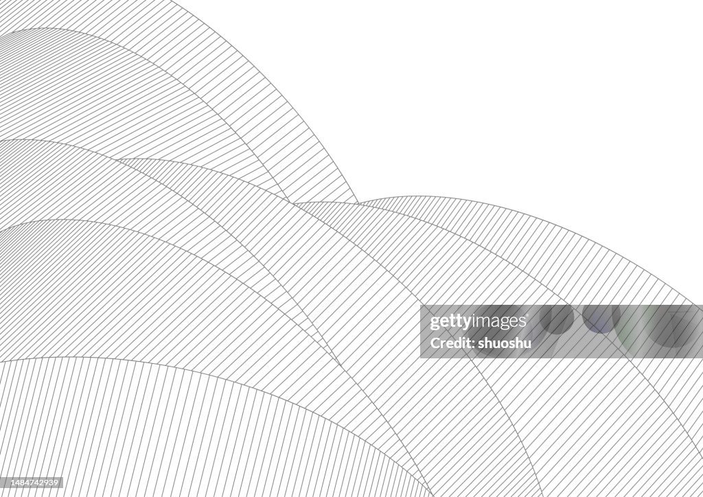 Wave Ribon Pattern Abstract Black And White Curve Wave Line Striped Ribbon Pattern ...