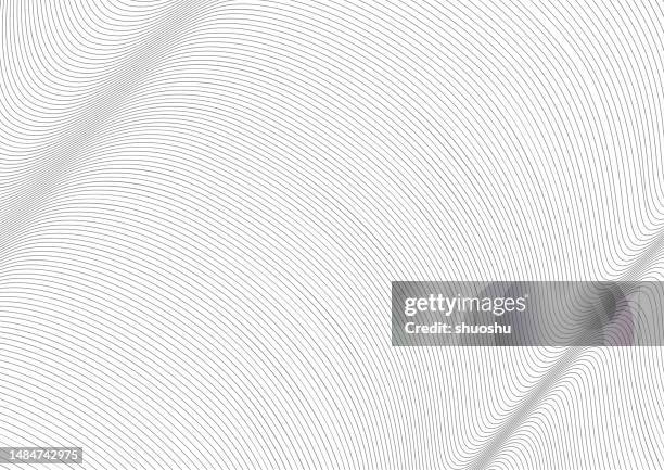 Wave Ribon Pattern Abstract Black And White Curve Wave Line Striped Ribbon Pattern ...