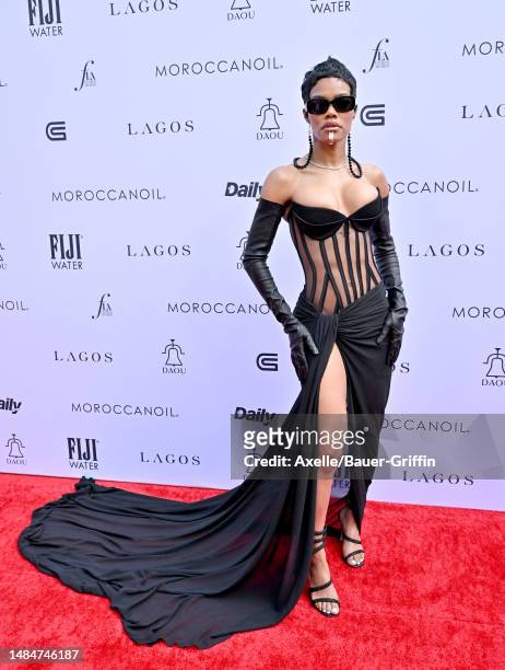 Teyana Taylor attends the Daily Front Row's 7th Annual Fashion Los Angeles Awards on April 23, 2023 in Beverly Hills, California.
