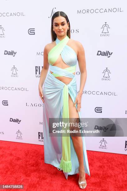 Gizele Oliveira attends Daily Front Row's 7th annual Fashion Los Angeles Awards on April 23, 2023 in Beverly Hills, California.