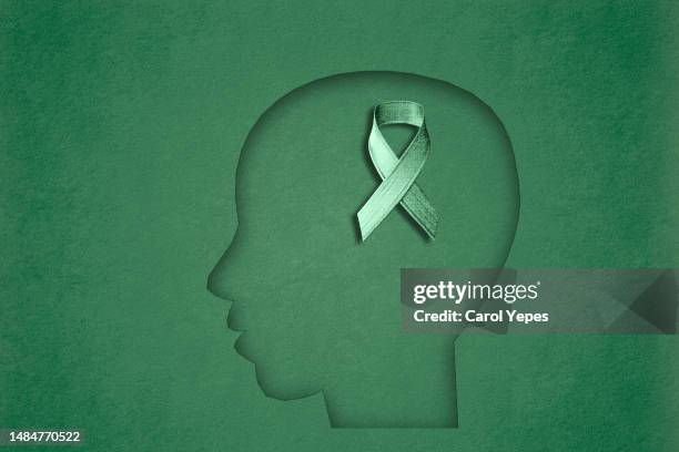 mental health awareness month paper - looks of the week stock-fotos und bilder