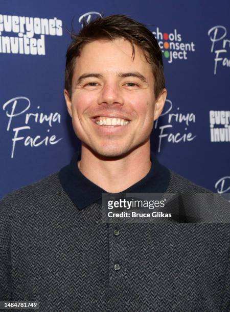 David Hull poses at the opening night of the new play "Prima Facie" on Broadway at The Golden Theatre on April 23, 2023 in New York City.