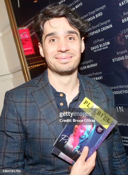 Bobby Conte poses at the opening night of the new play "Prima Facie" on Broadway at The Golden Theatre on April 23, 2023 in New York City.