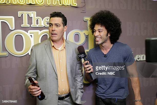 Episode 4288 -- Pictured: Comedian Adam Carolla during an interview with Bryan Branly backstage on July 17, 2012 --