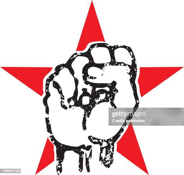 ches grunge fist - new wave stock illustrations