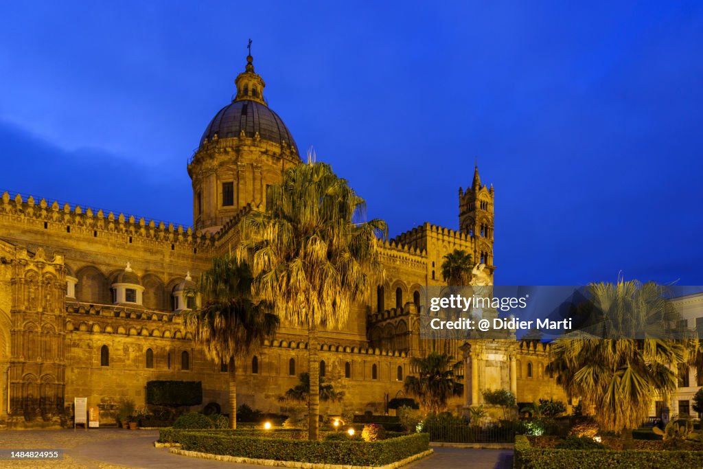 Palermo cathedral in Sicily in Italy