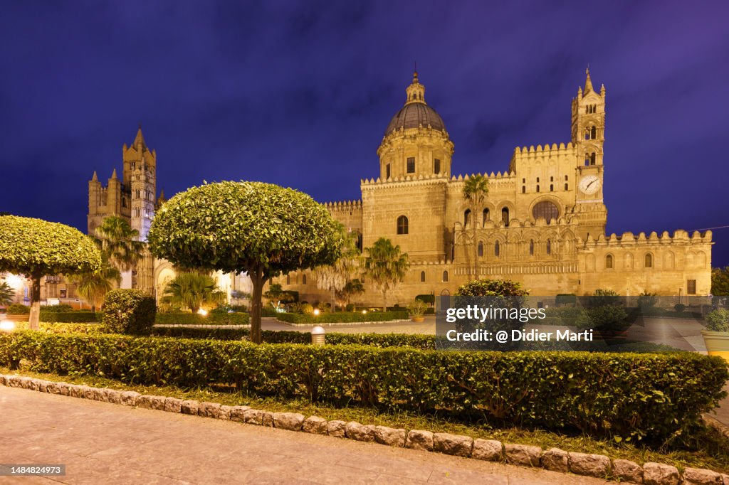 Palermo cathedral in Sicily in Italy