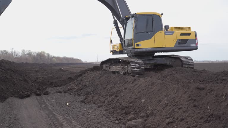 Backhoe Trenches 288 Backhoe Digging Trench Stock Videos, Footage, & 4K Video Clips ...